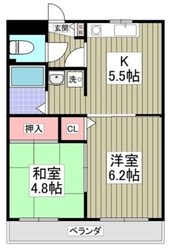 エーデルハイムの物件間取画像